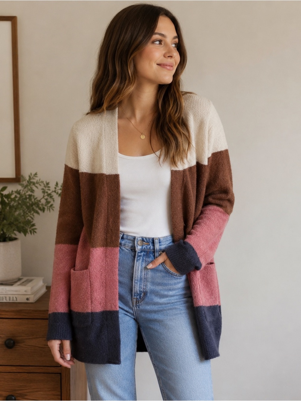 Madewell Multicolor Striped Cardigan size women’s Small‎